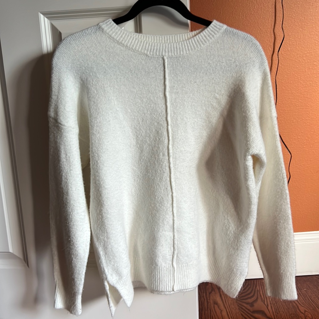 Basic White Sweater